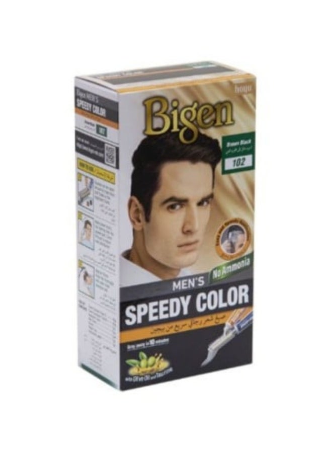 صبغة شعر بني أسود للرجال 102